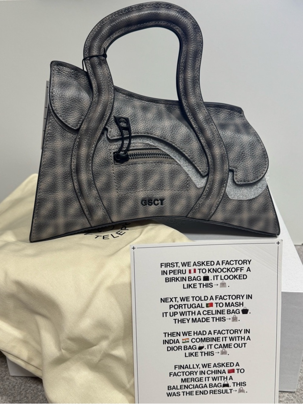 MSCHF Global Supply Chain Telephone Handbag Blendi NEW WITH BOX